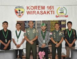 Danrem SYAIFUL Ajak HMI Bersatupadu Membangun NTT