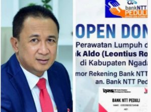 ALDO Sakit LUMPUH Bank NTT PEDULI Buka Rekening DONASI