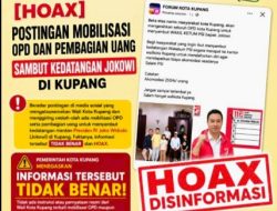 Gegara JOKOWI Pesiar ke NTT WALI KOTA Kupang Diguncang ISU HOAX