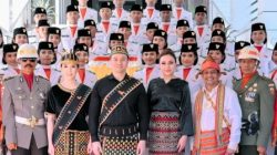 SIMBOL Duka CHRISTIAN dan SERENA Untuk GEMPA FLORES di Upacara HUT ke-81 Kemerdekaan RI