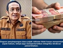 PAJAK Reklame di BAPENDA Diduga BERMASALAH, Sekda JEFFRY  Lontarkan PERINGATAN Keras Bagi ASN